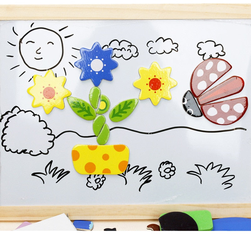 Bossen™ | Magnetisch krijtbord - creatieve kunst met magneet en krijt