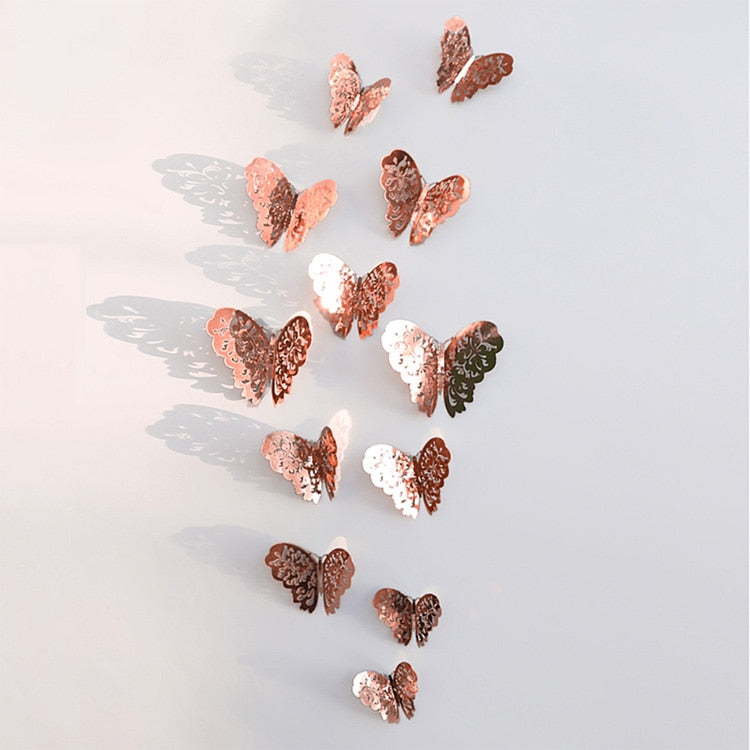 3D Butterfly Wall Stickers | Perfect for Weddings