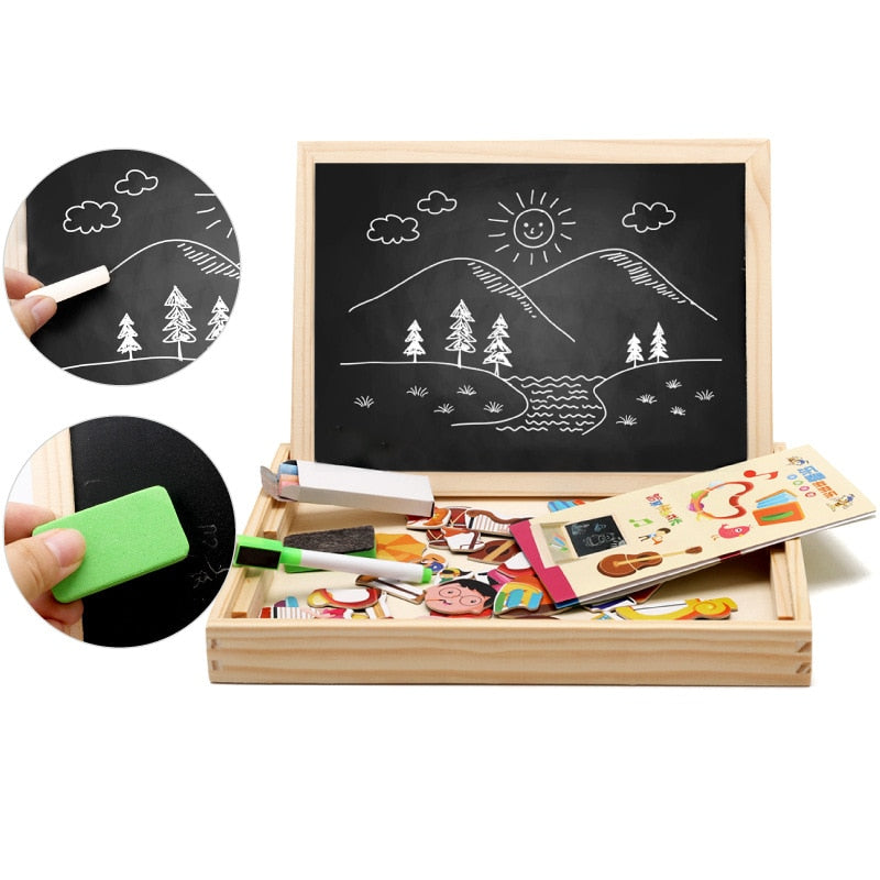 Woods™ | Magnetische Tafel – kreative Kunst mit Magnet und Kreide