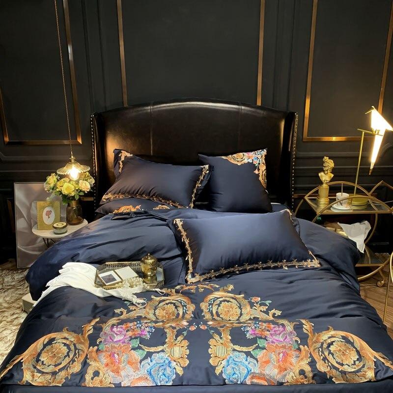 Leroux Egyptian Cotton Premium Embroidery Bedding Set