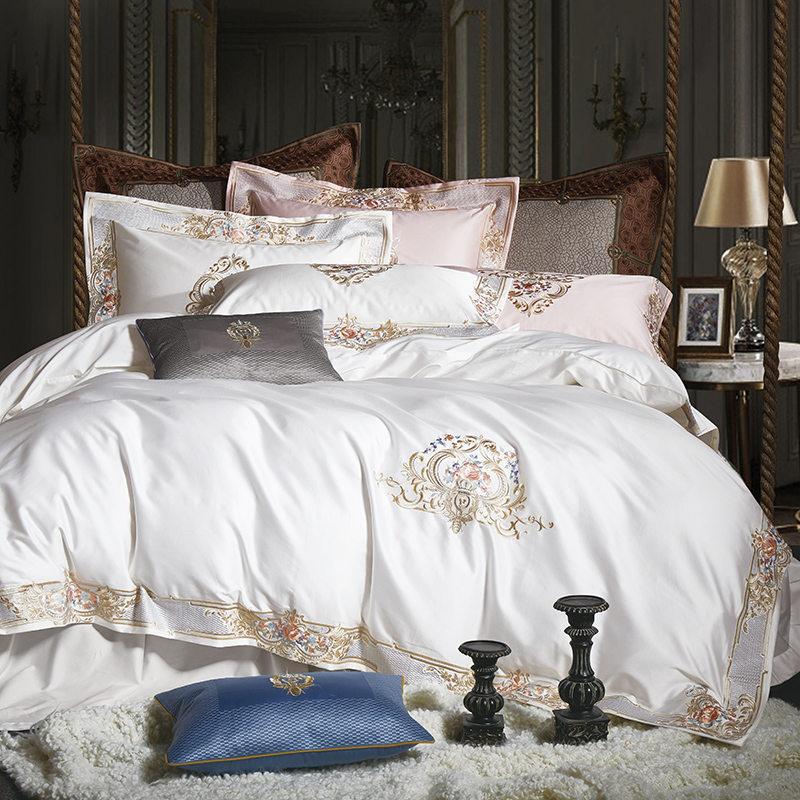 Pheliza Egyptian Cotton Embroidery Premium Luxury Bedding Set