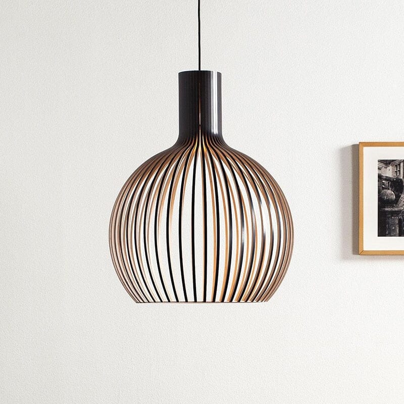 Nordic houten kooi hanglamp kroonluchter