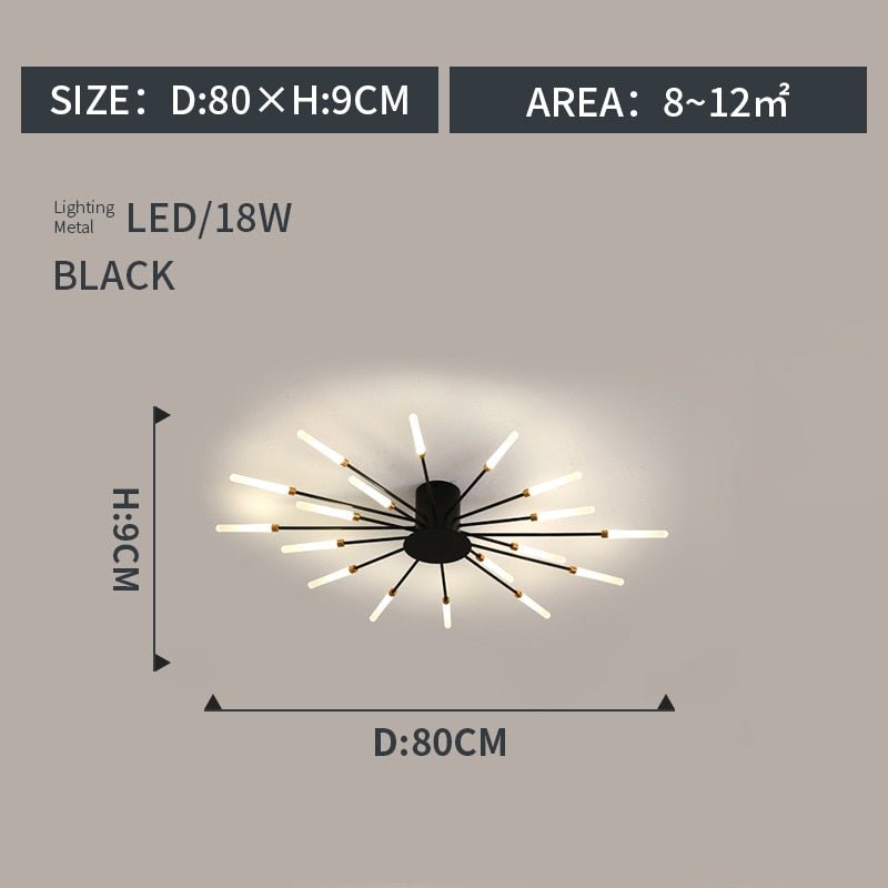 Moderne Kristall-Deckenlampe