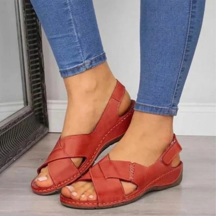 Mia - Marineblå Elegant Comfort Sandal