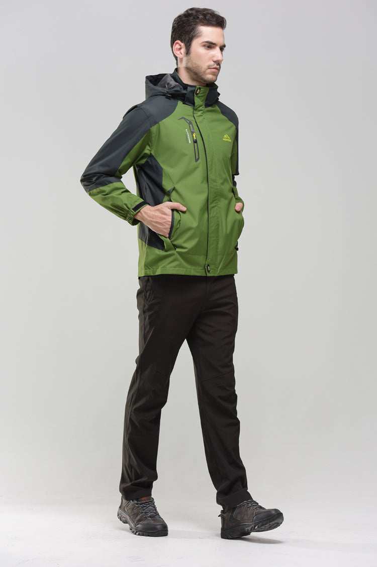 Ganzjahres-Outdoorjacke für Herren – wasserdicht, winddicht zum Wandern, Skifahren und Reisen