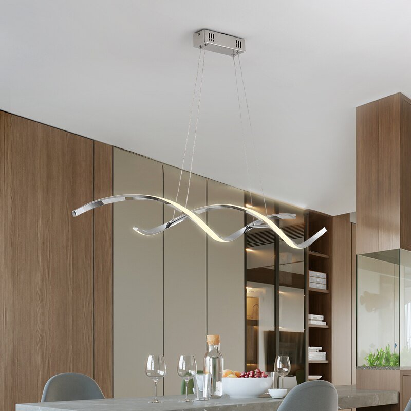 Spiral moderne LED-pendellys