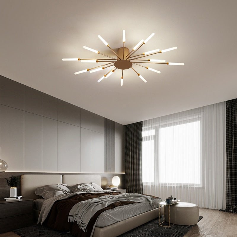 Moderne krystal loftslampe