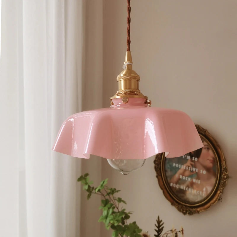 FrenchElegance - Lampada a sospensione in ottone