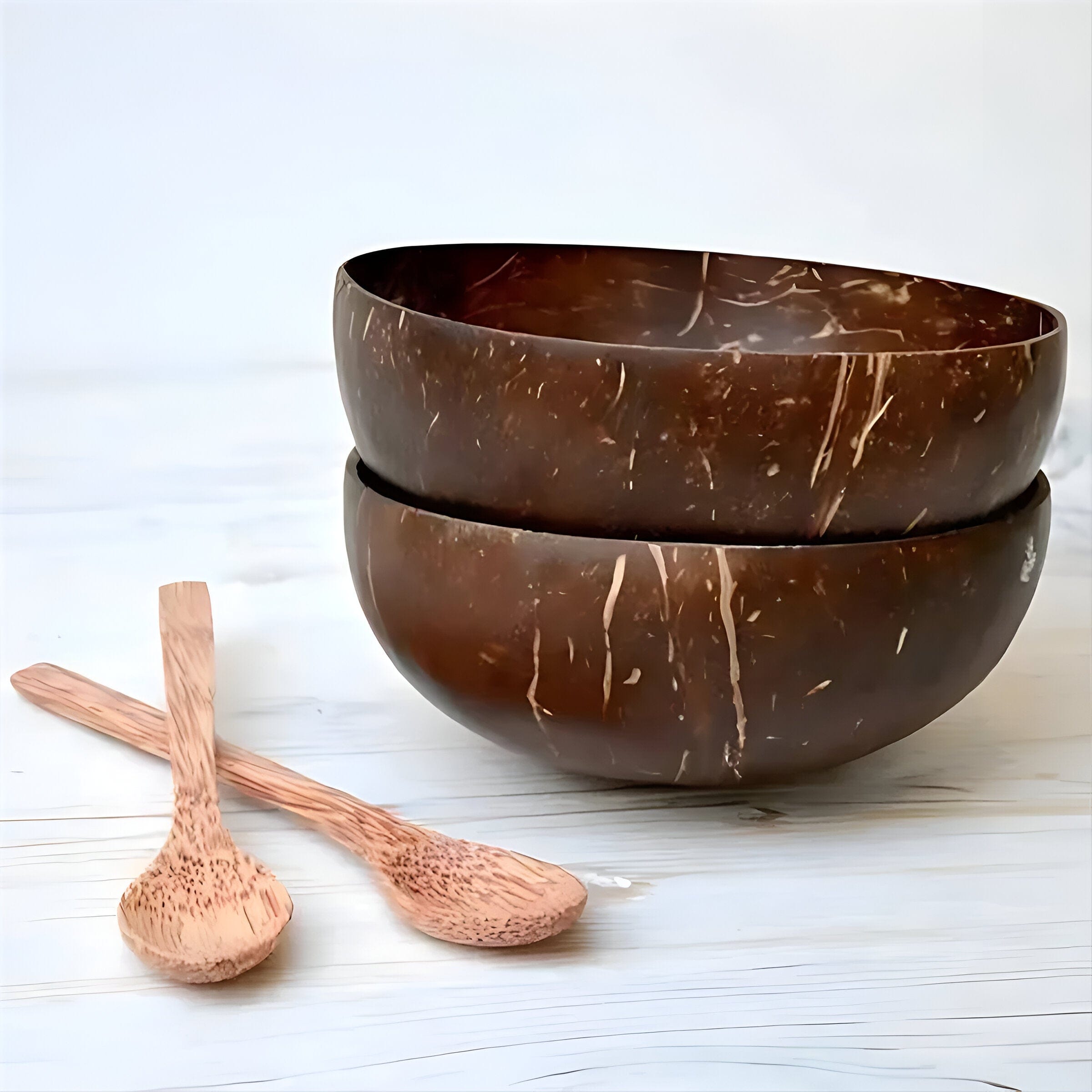 Natural Coconut Bowl Dinnerware Set