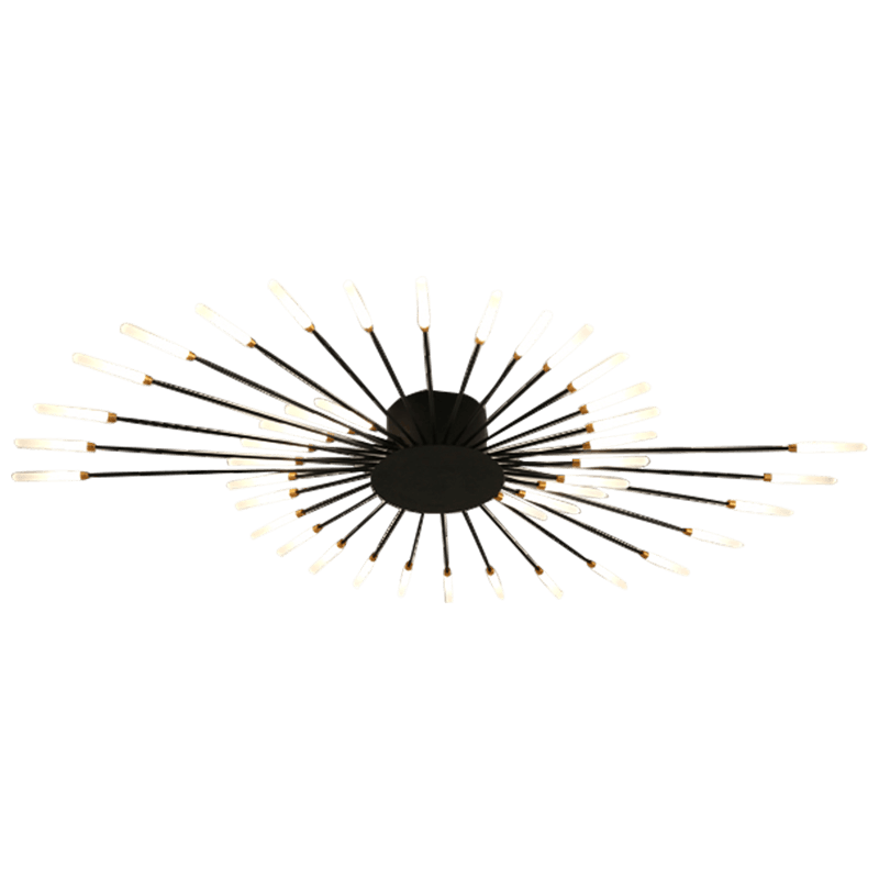 Moderne taklampe i krystall