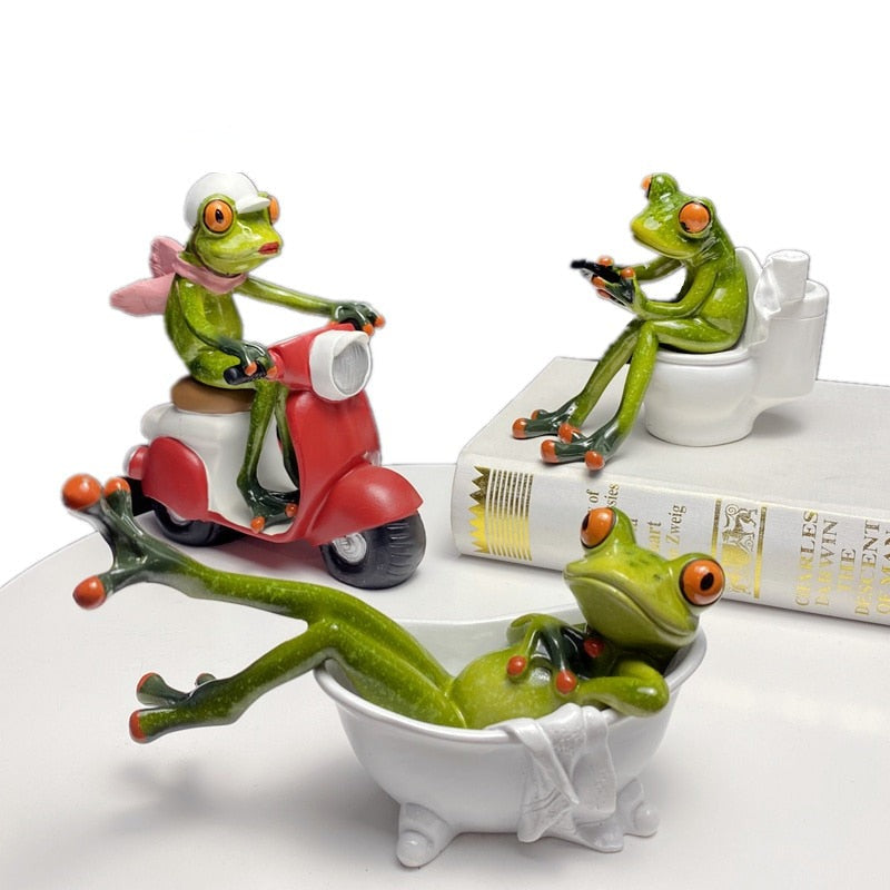 Sculptures Vrimlo® Grenouille la plus intéressante du monde