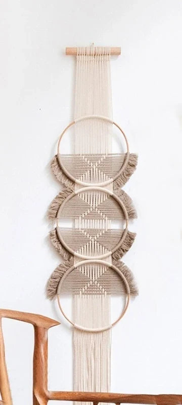 Hand Woven Wooden Wall Hanging