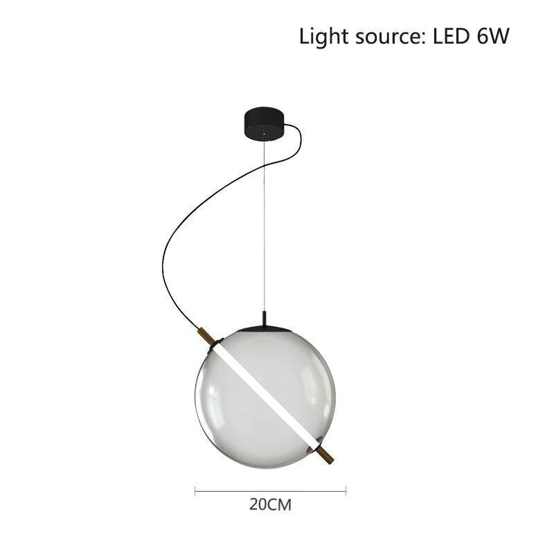 Lampada a sospensione a tubo LED