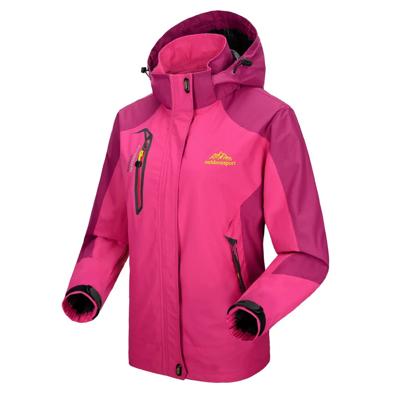 Chaqueta de otoño para mujer para exteriores: impermeable y resistente al viento para senderismo, escalada y viajes