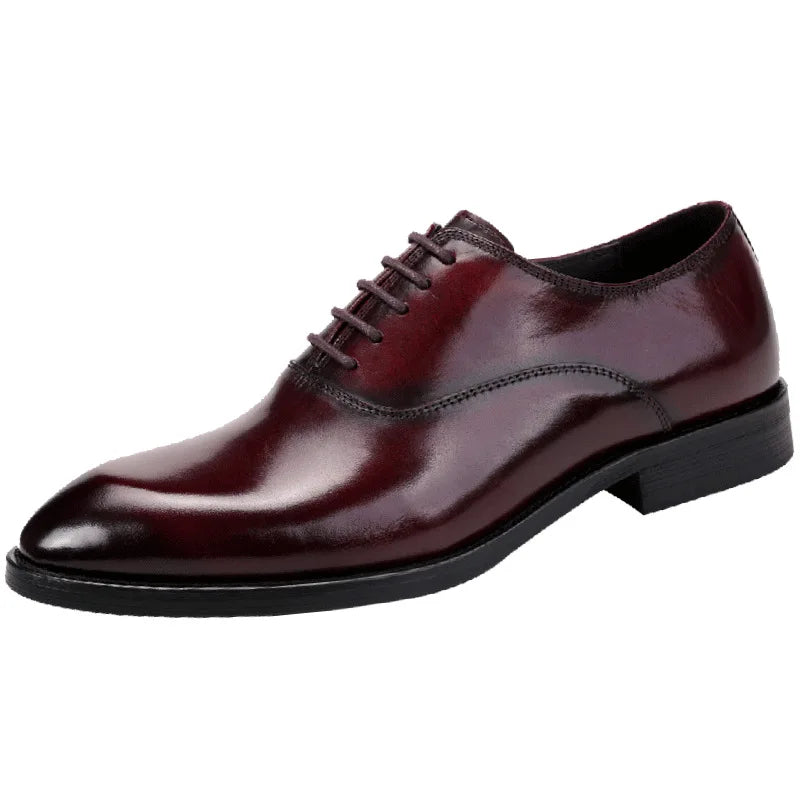 FusionFit Men's Genuine Leather Oxford Shoes