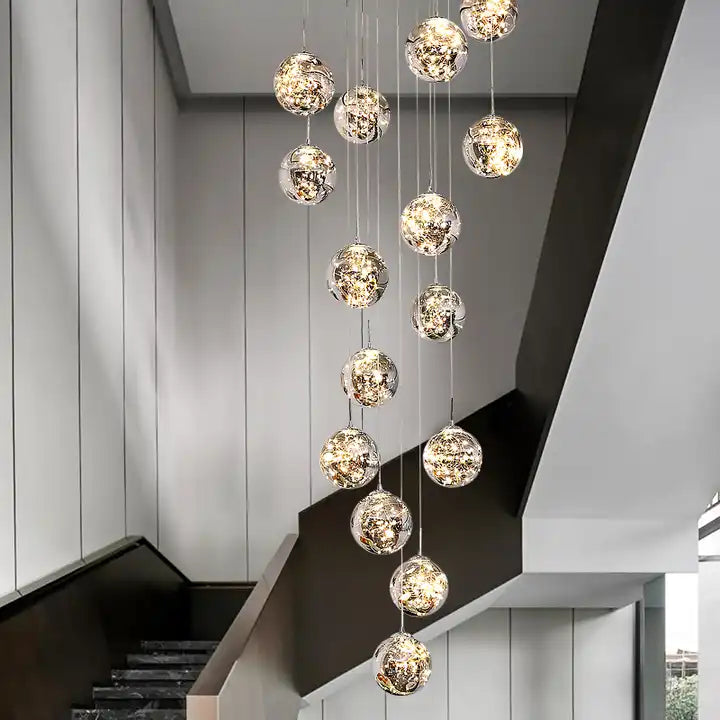 Sydel Bubble Glass Chandelier