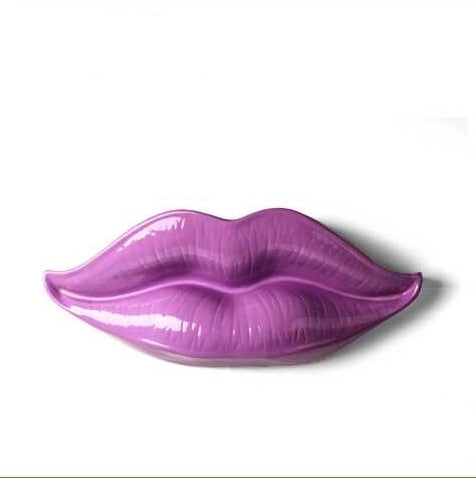 Vibrant Lip Sculpture Wall Art