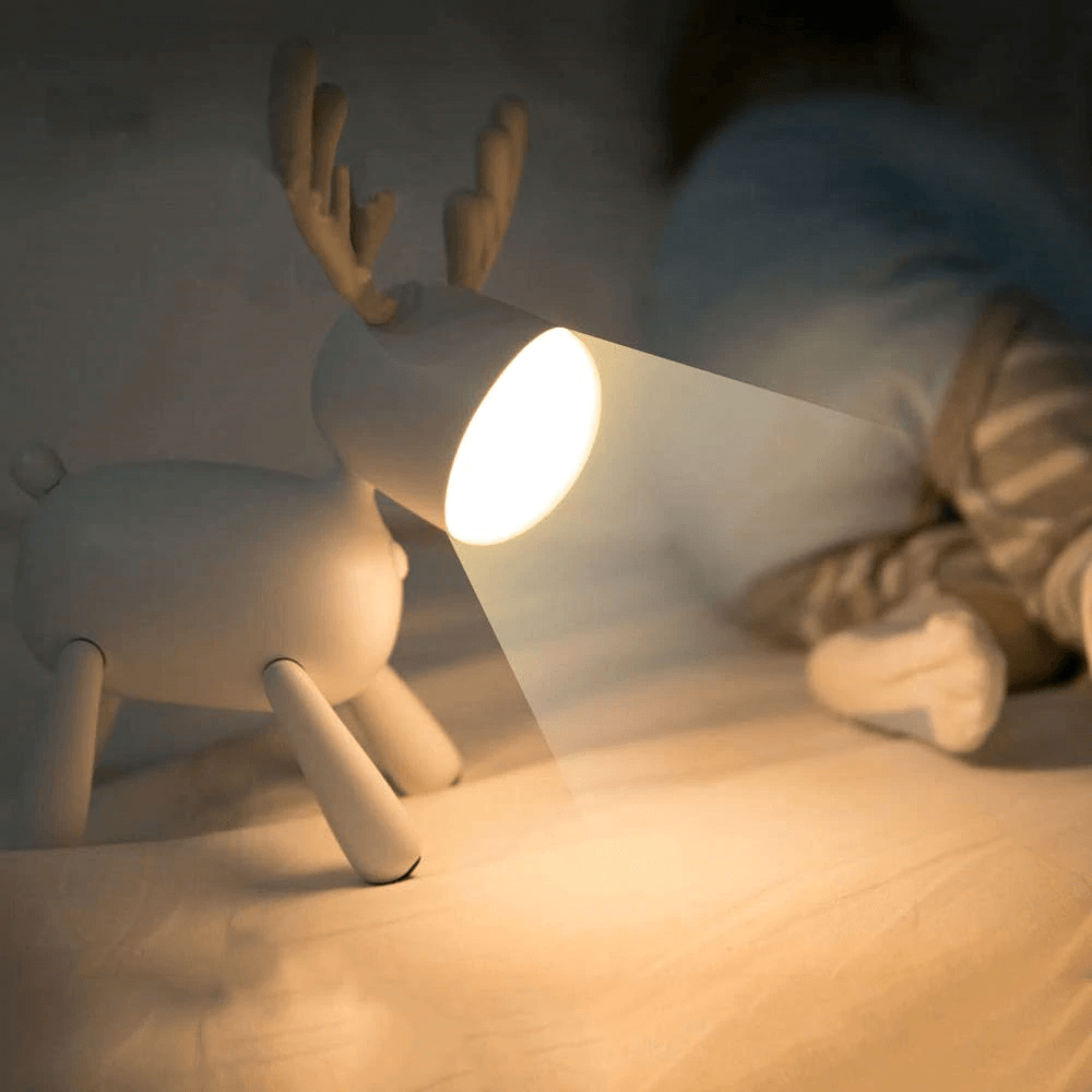 USB oplaadbare schattige herten LED nachtlamp