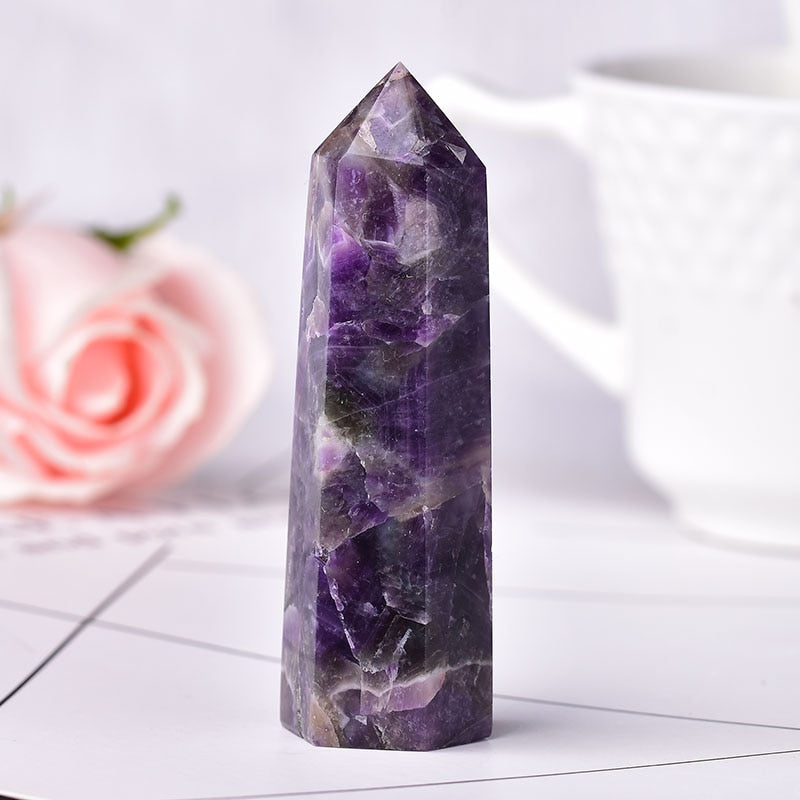 Krystal Miniature Obelisk Dekor