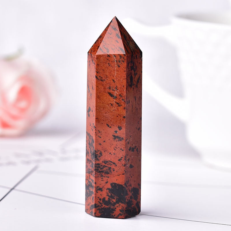 Kristallen miniatuur obelisk decoratie