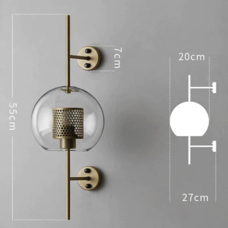 Honeycomb Radiance Orb Sconce | Wall light