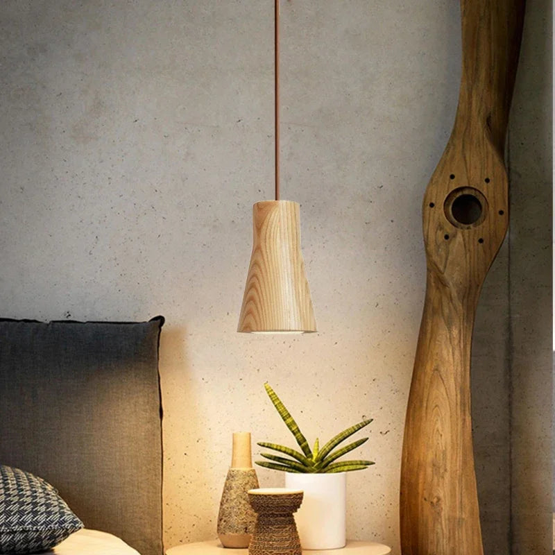 NordicGlow - Scandinavische houten hanglamp