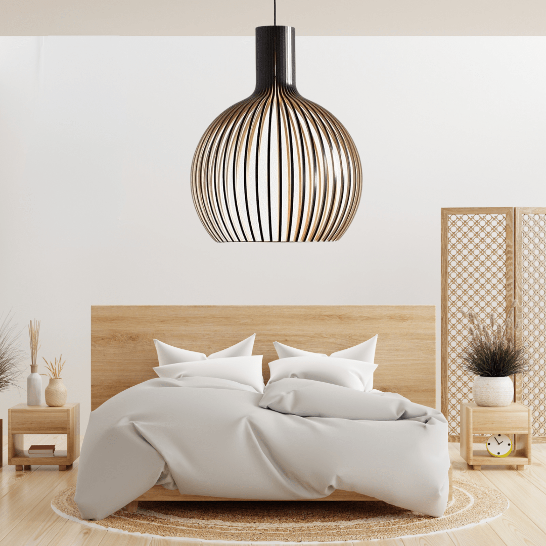 Nordic houten kooi hanglamp kroonluchter