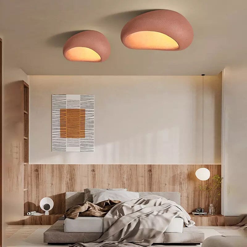 WabiSabiGlow - illuminazione a soffitto Wabi Sabi - lampada di ispirazione giapponese