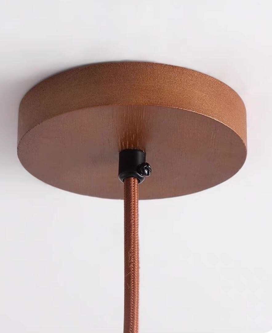 Lampadario in pietra e legno giapponese Moorgate