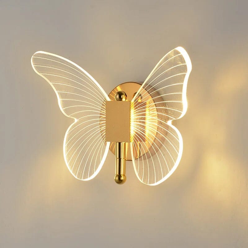 Butterfly vegglampe