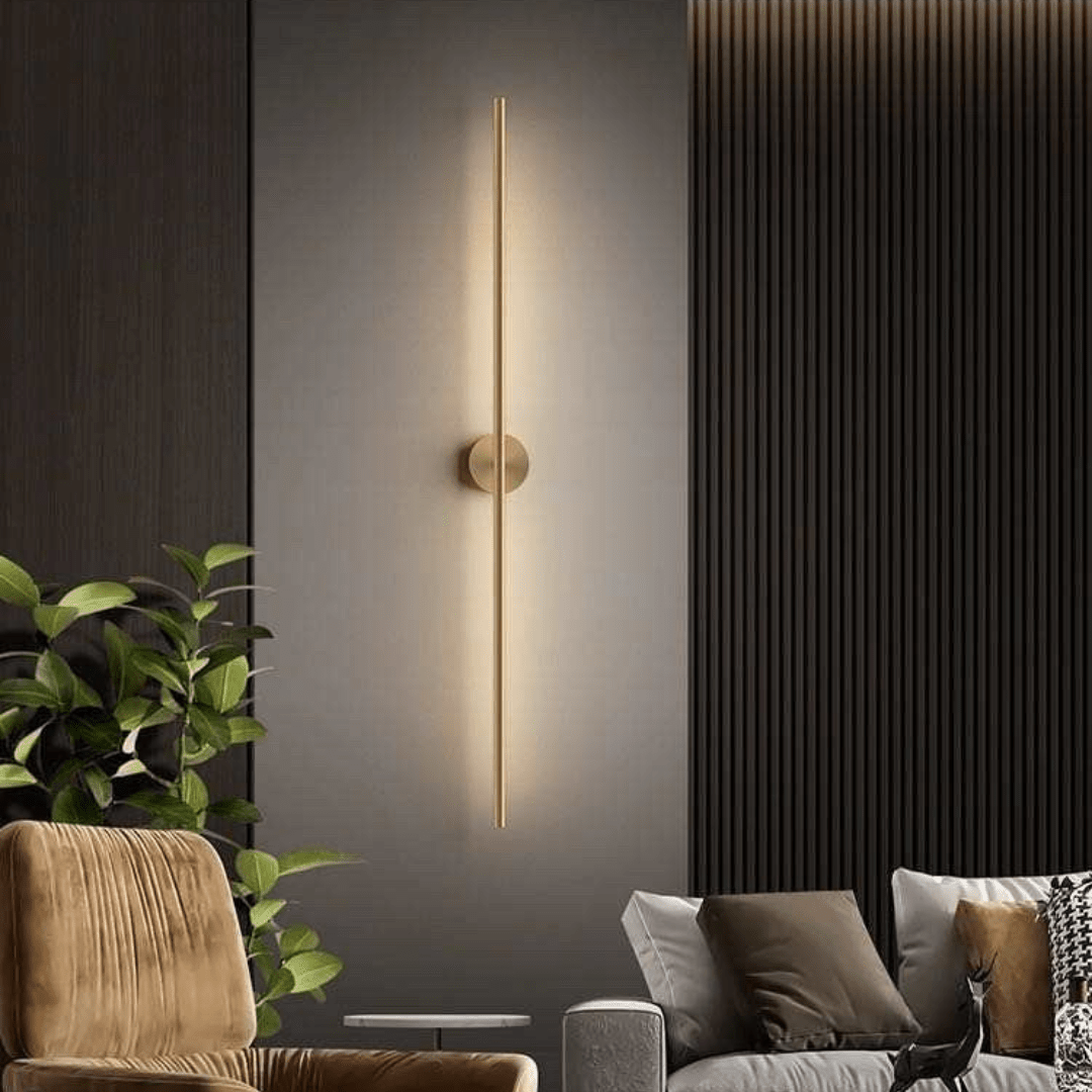 Golden Tube Wandlamp