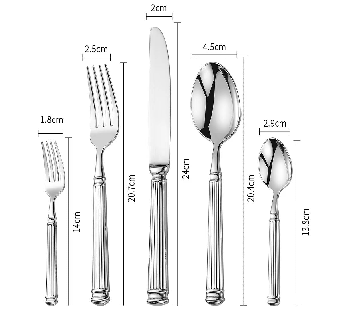 Emilia Roman Luxury Cutlery Set