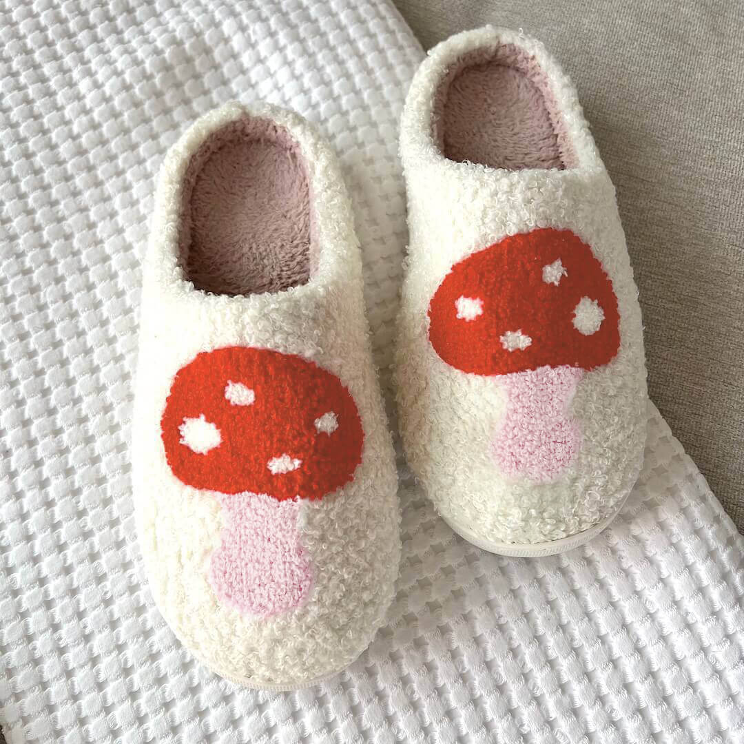 Pantuflas de peluche para enamorados