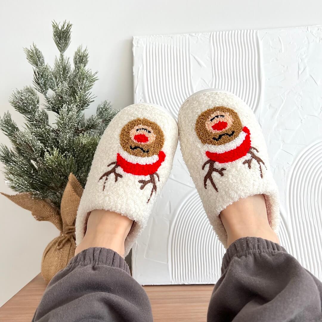 Joyful Christmas Slippers