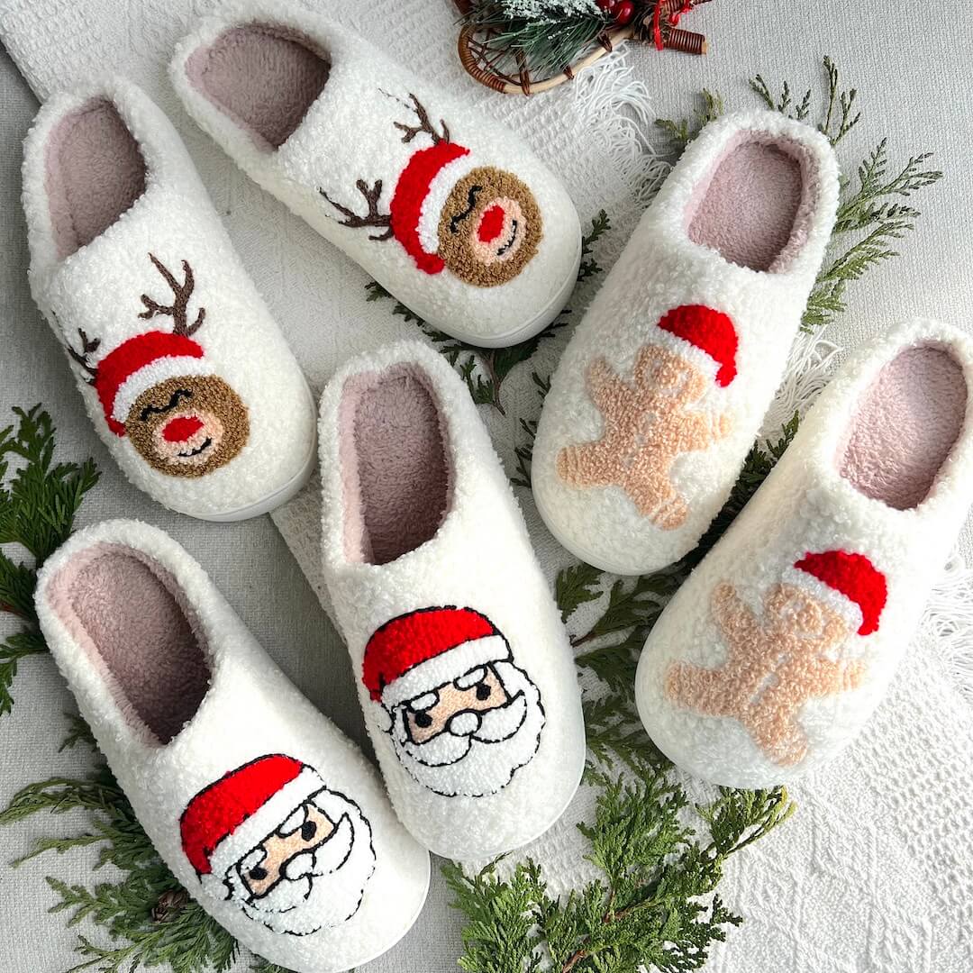 Chaussons de Noël joyeux