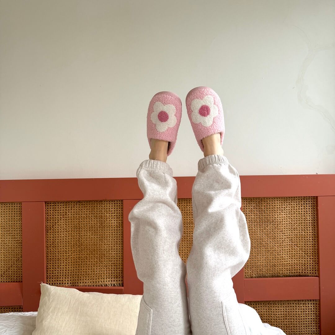 Chaussons à fleurs Bloom