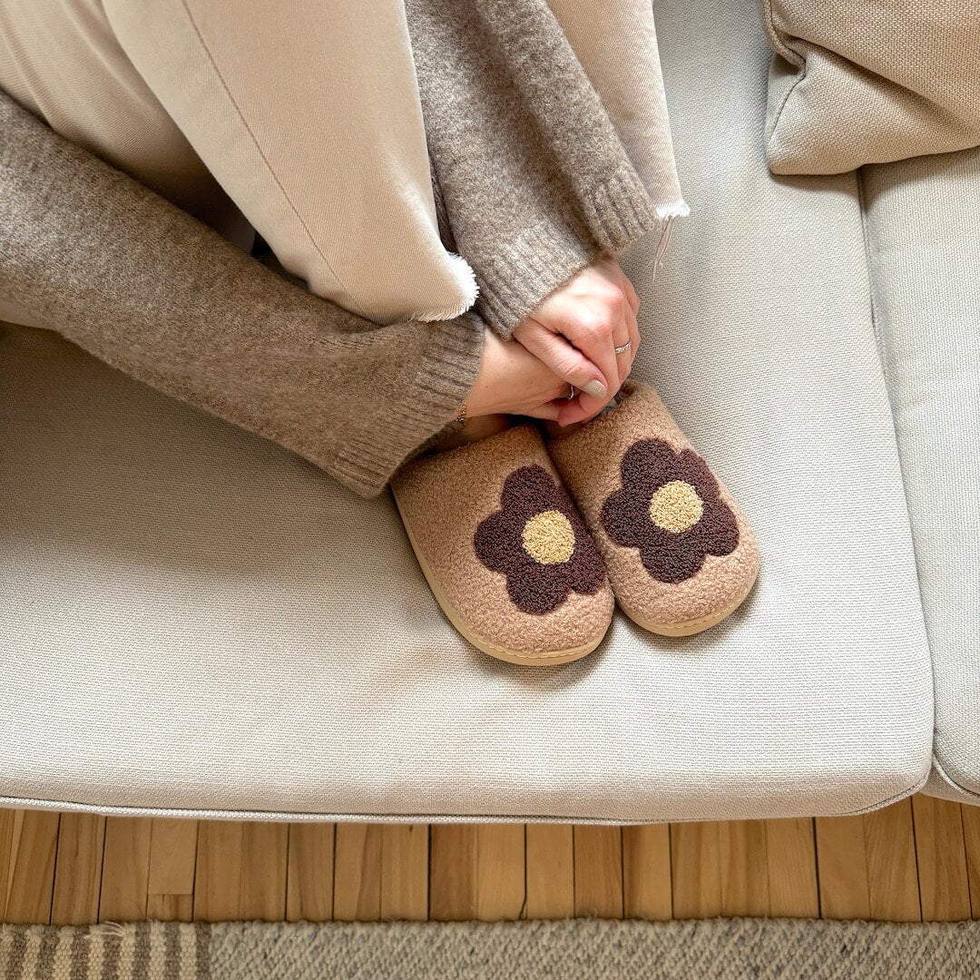 Pantuflas con diseño de flores Bloom