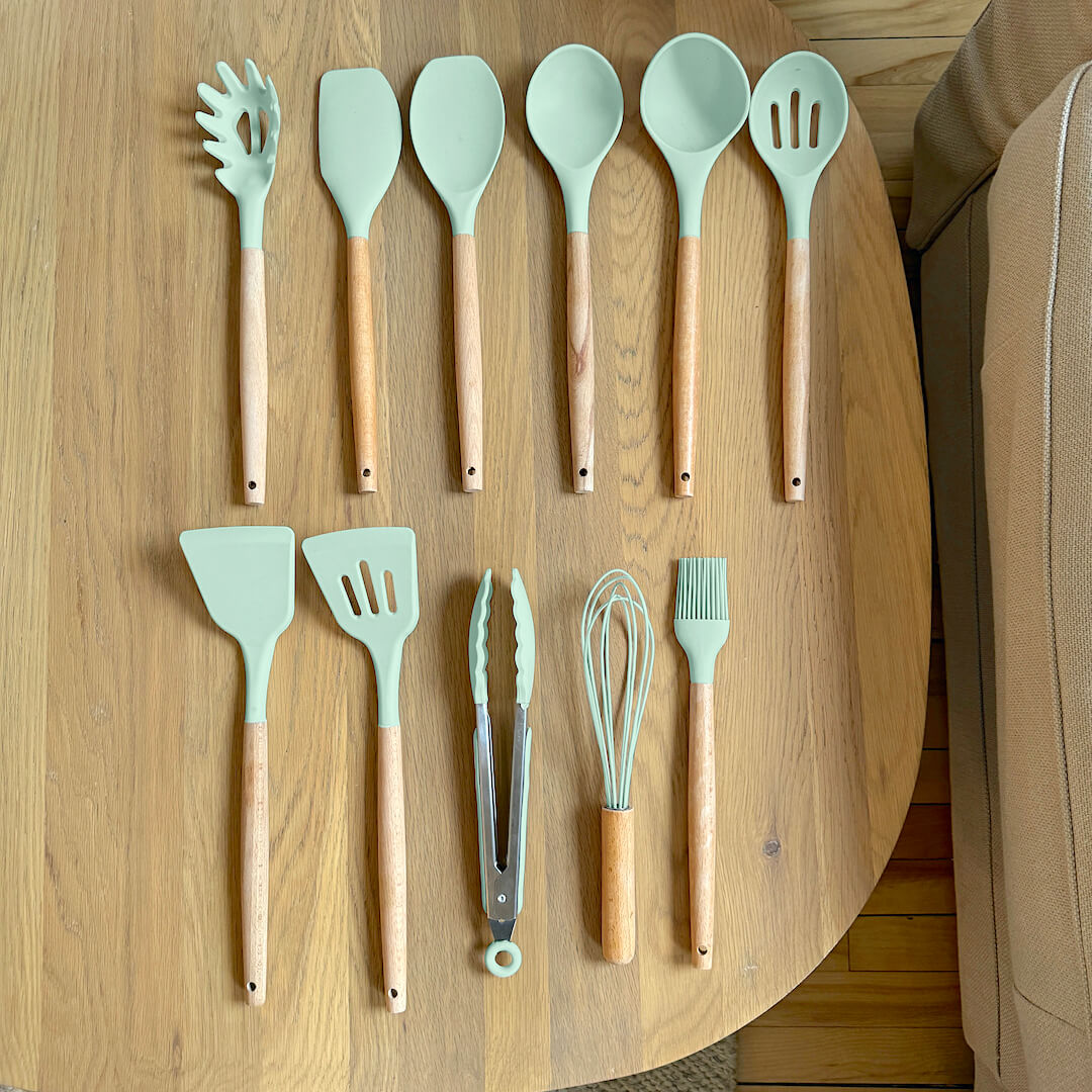 Set di utensili in silicone