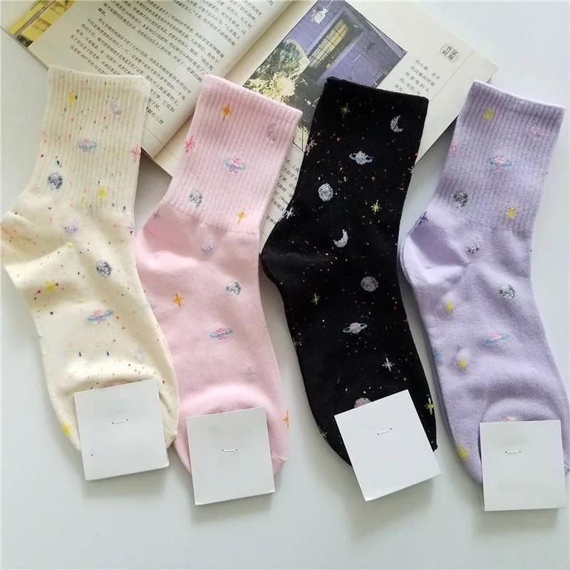 Cosmic Cotton Socks