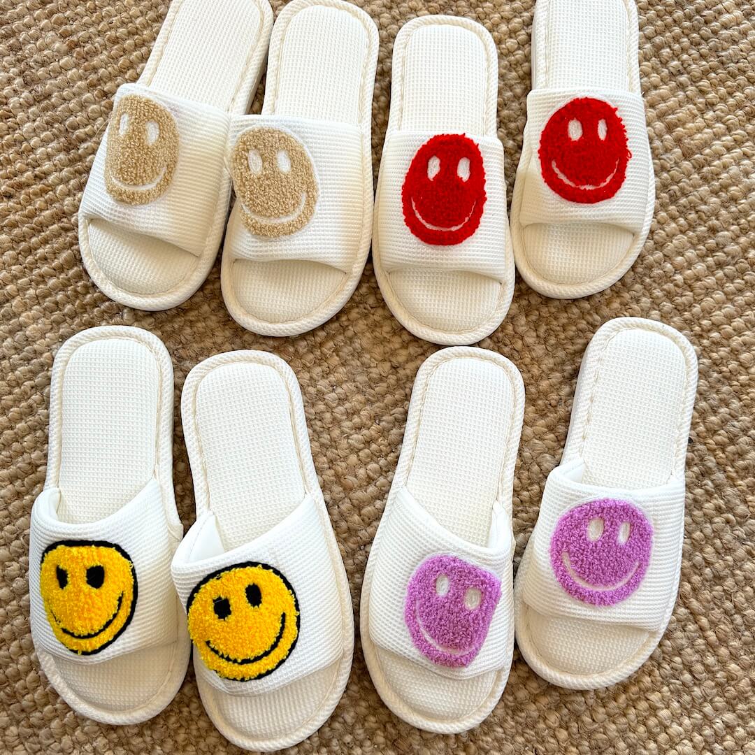 Happy Face Slides slippers