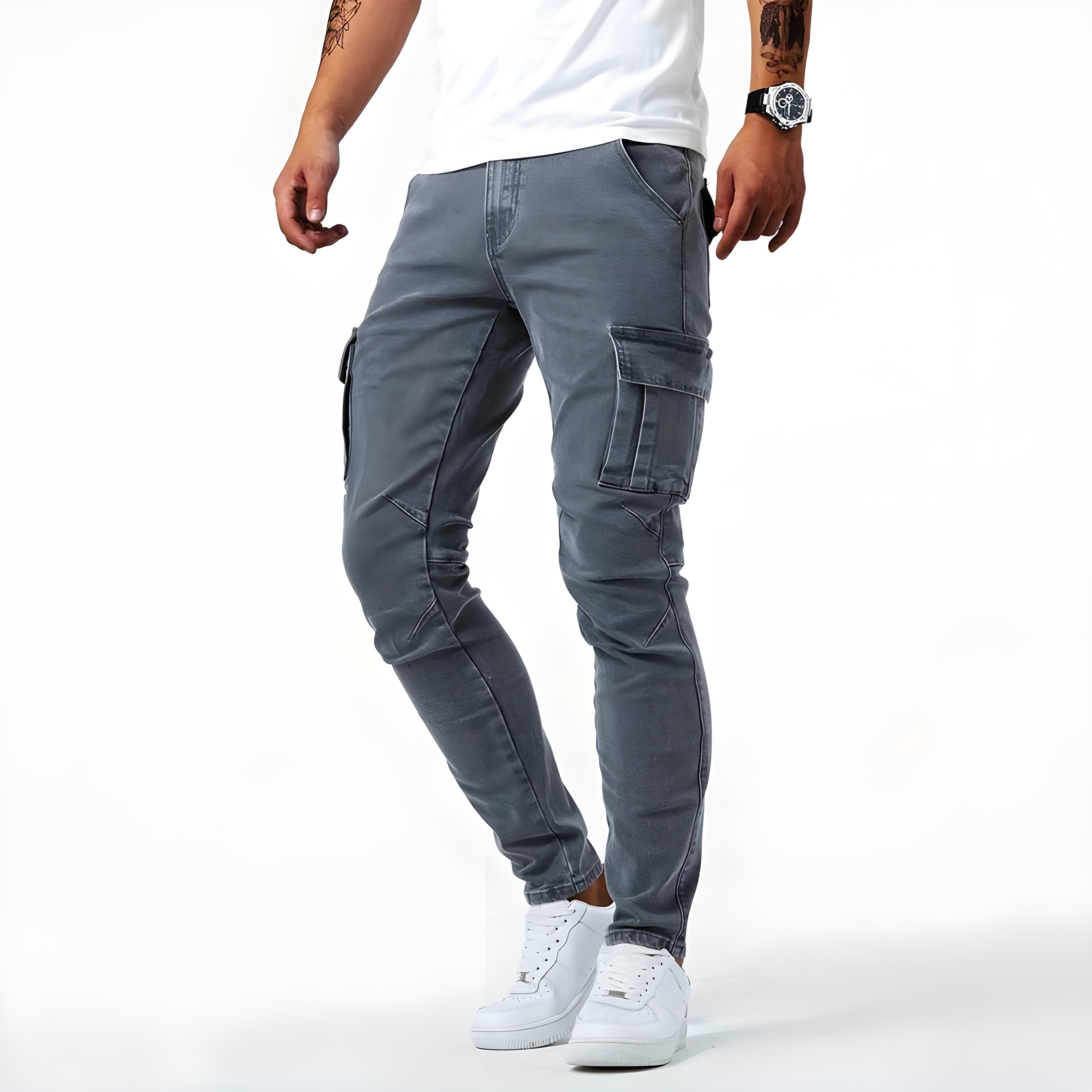 Samuel™ | Stretch Denim Cargo Pants