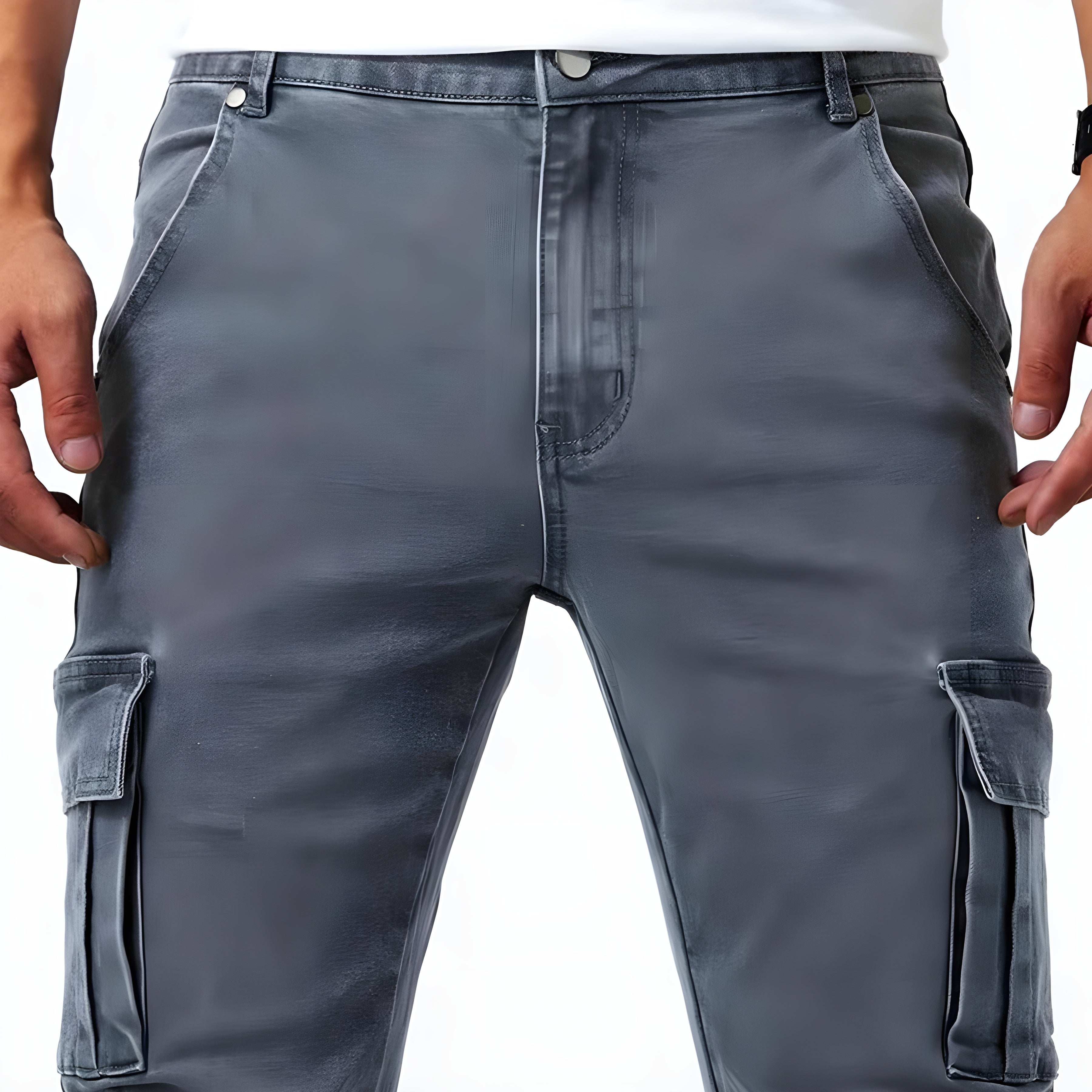 Samuele™ | Pantaloni cargo in denim elasticizzato