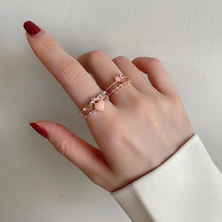 Floral Ring Set