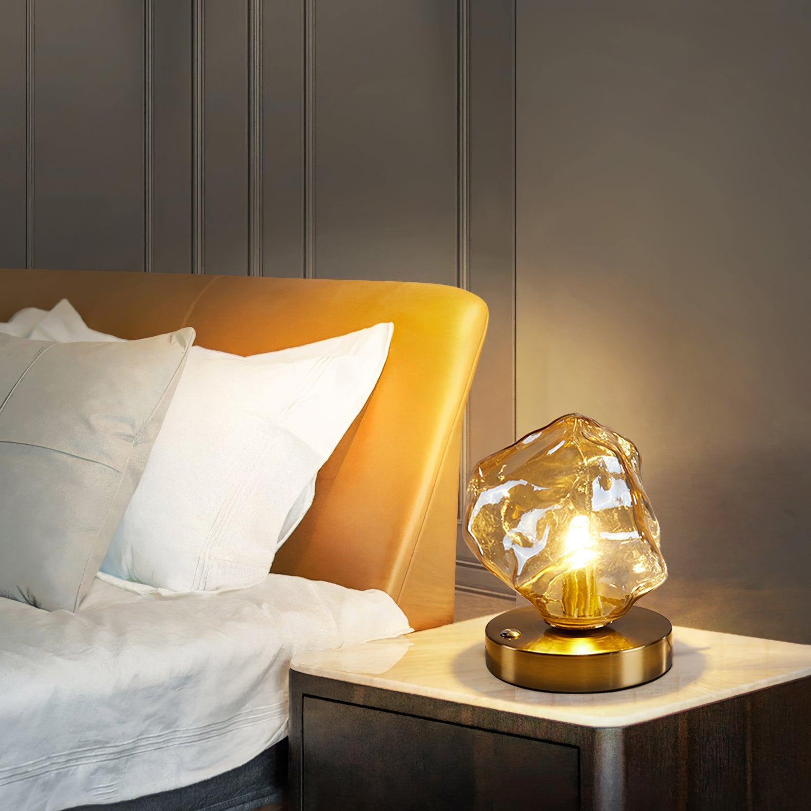 FrostedGlass - Sophisticated Table Lamp