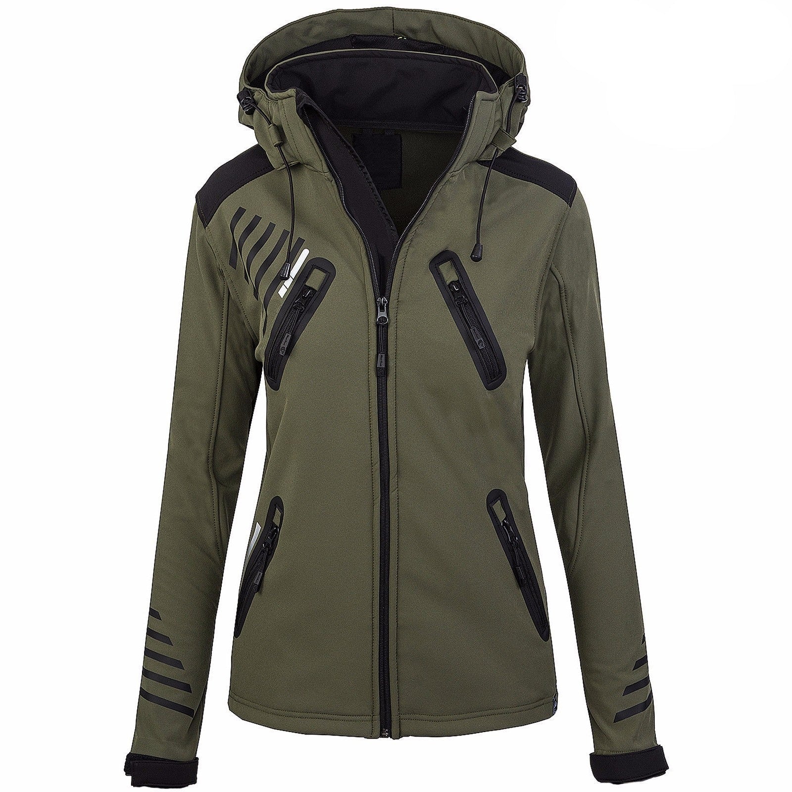 Adelina - Manteau/veste d'automne sportif, imperméable et uni