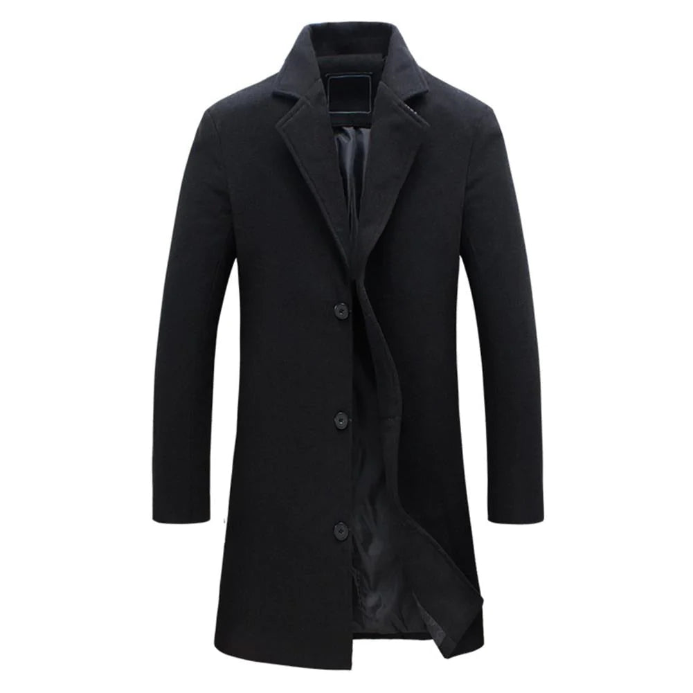 Veste d'hiver longue pour homme