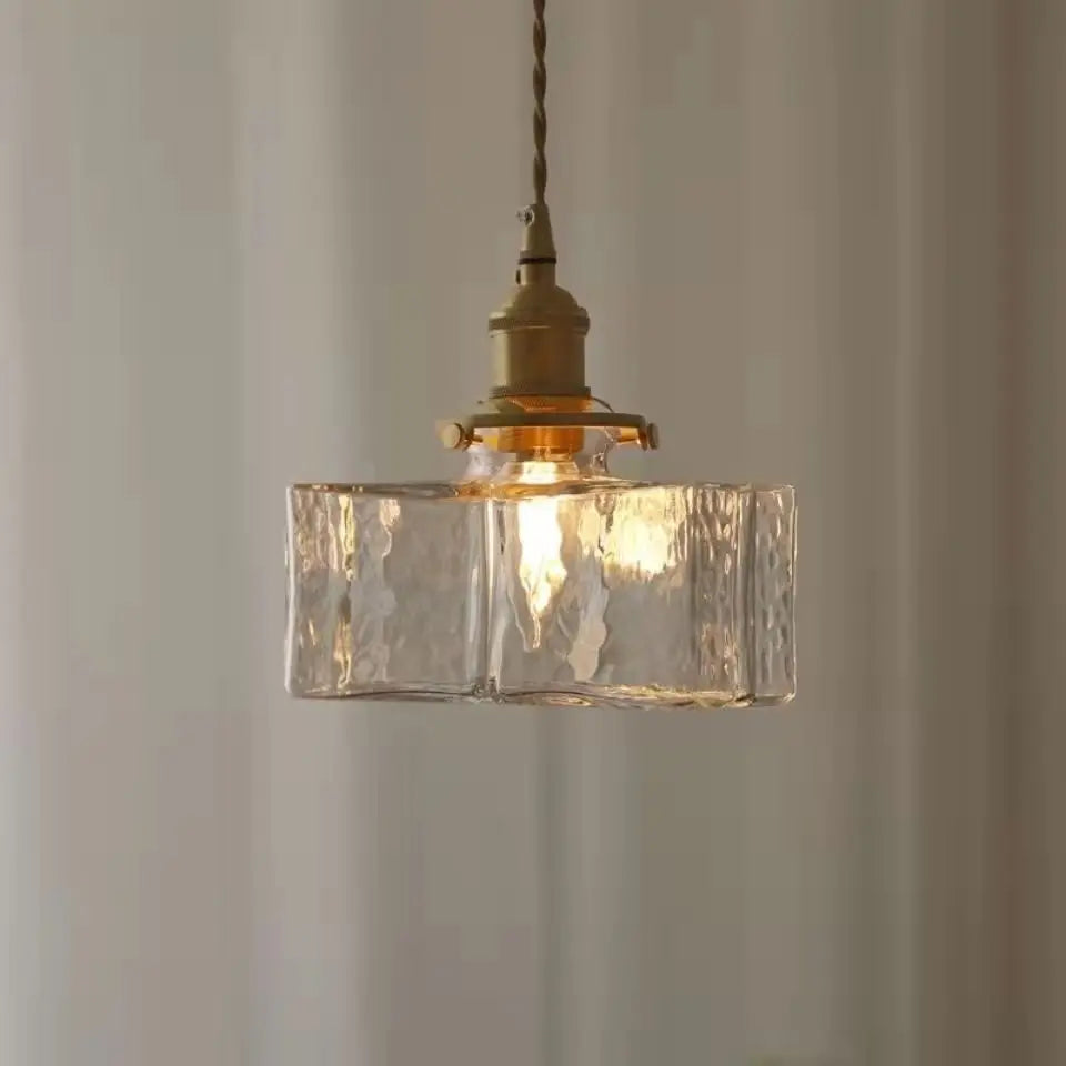 HarmonyHue - Vintage Glas-Pendelleuchte