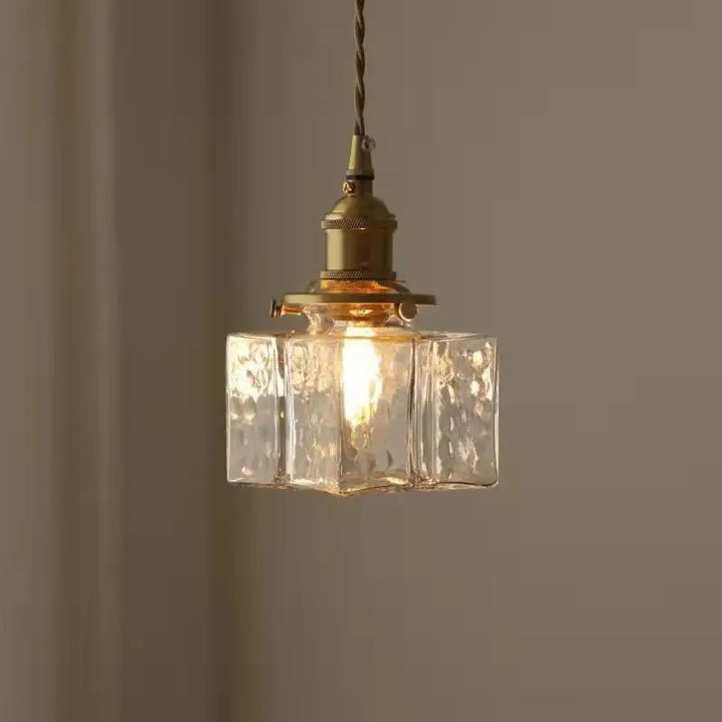 HarmonyHue - Vintage Glas-Pendelleuchte