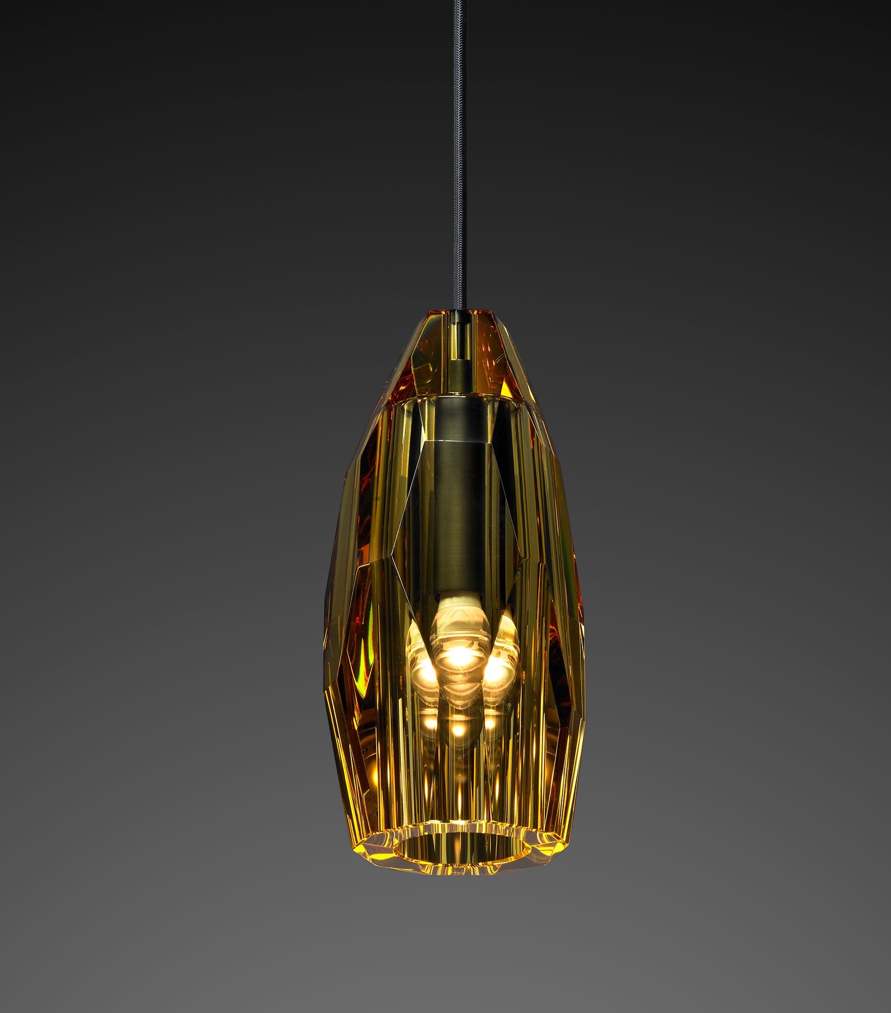 Single Benine - Postmodernit Full Copper + K9 Crystal LED-riippuvalot