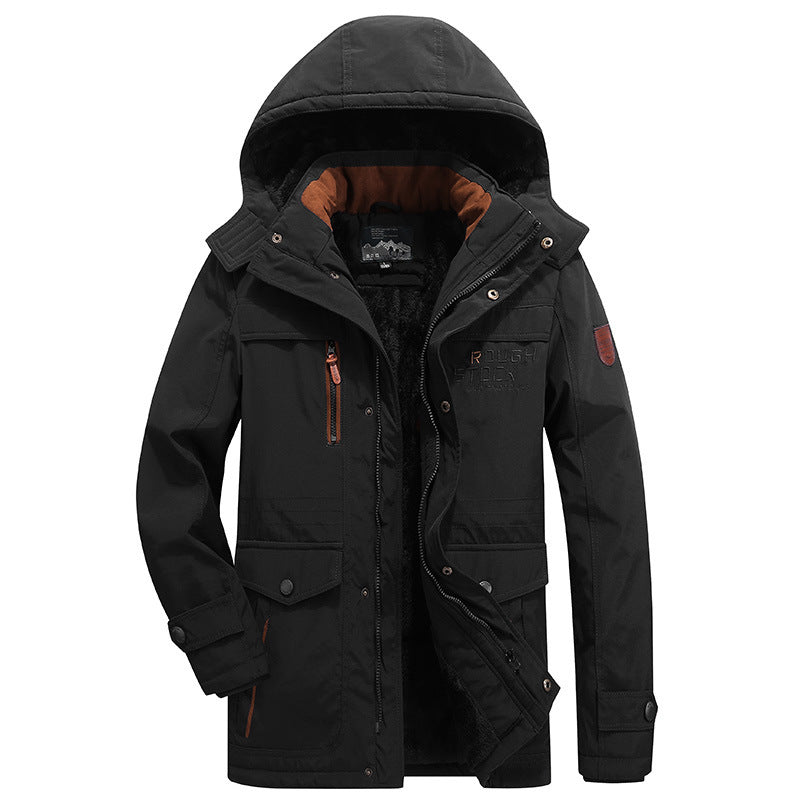 Joost - Wind and waterproof parka winter coat hooded jacket